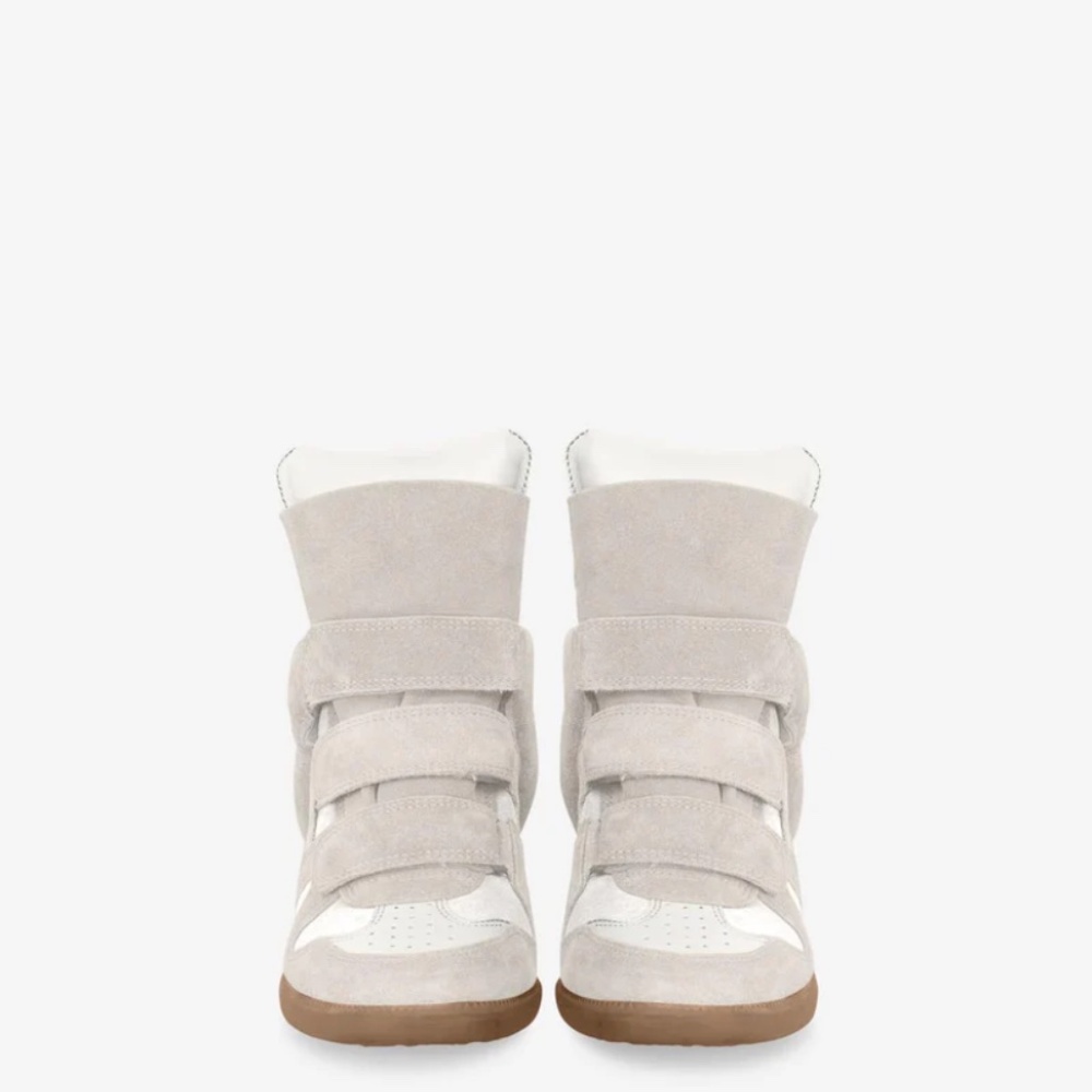 Isabel Marant Bekett Leather Sneaker Wedges - Picture 8 of 16